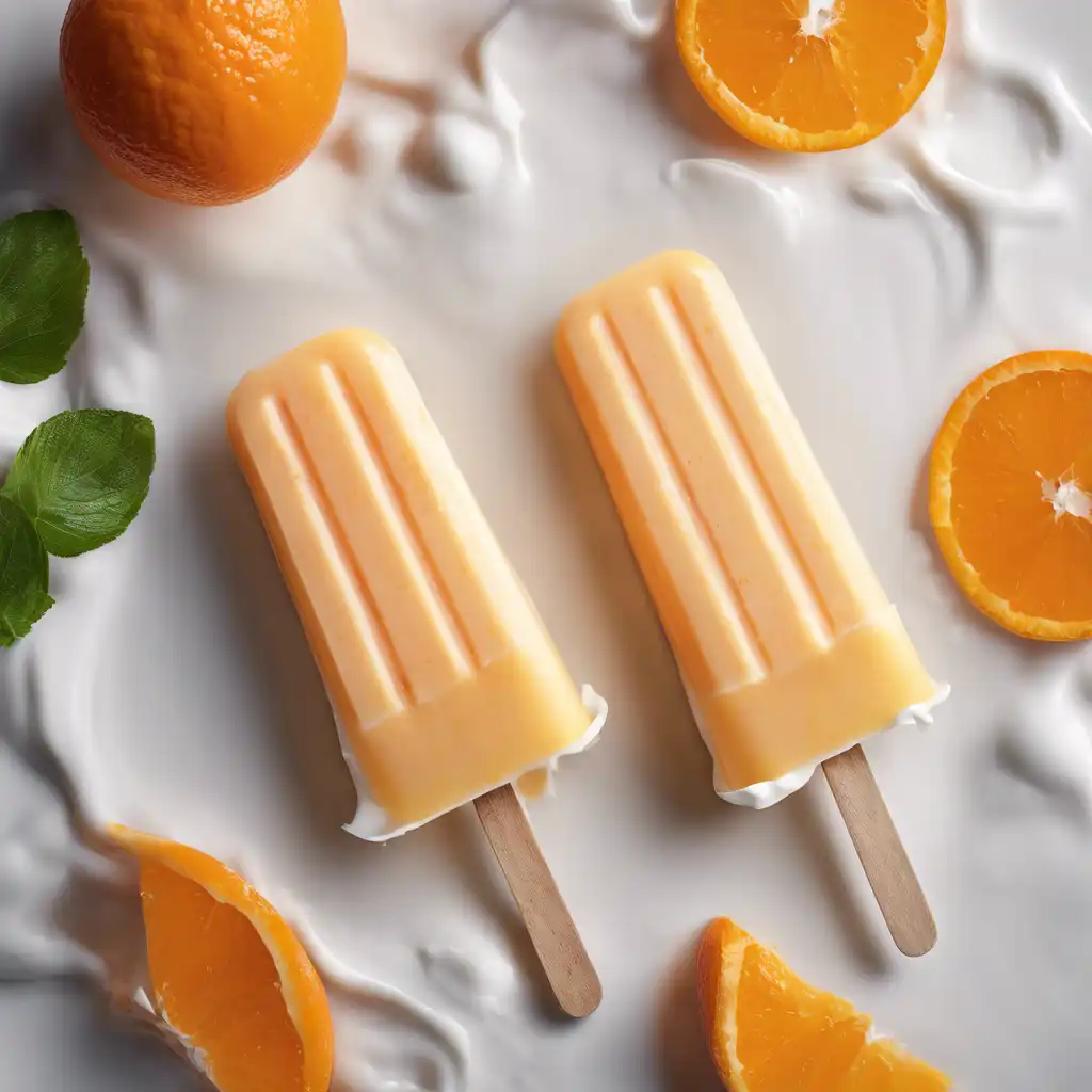 Orange and Yogurt Popsicle