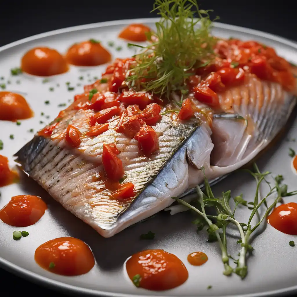 Steamed Fish with Tomato