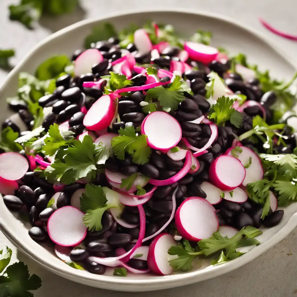 Black Bean and Radish Salad