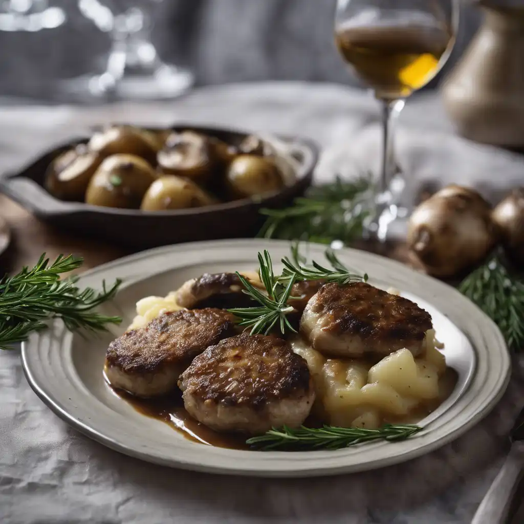 Vitelline Cutlets with Mushrooms