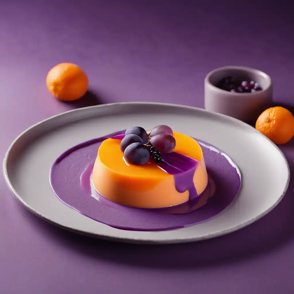 Tangerine and Grape Mousse