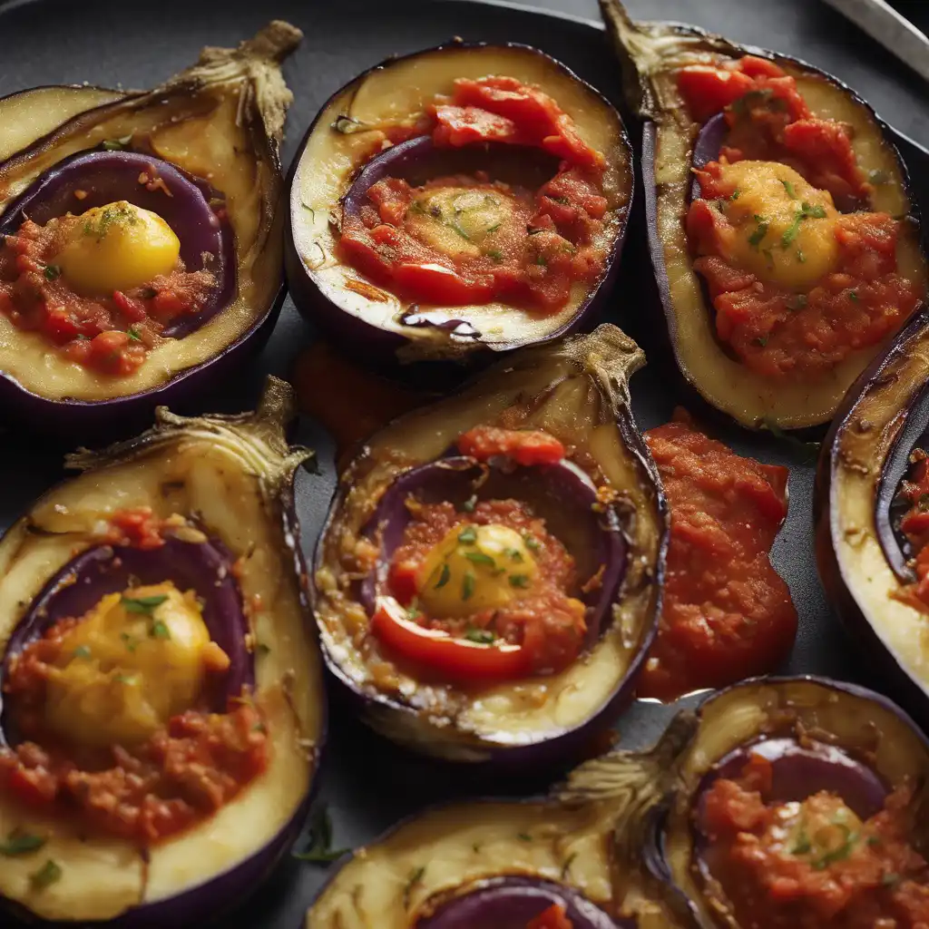 Eggplant with Tomato and Banana, Costa Rican Style