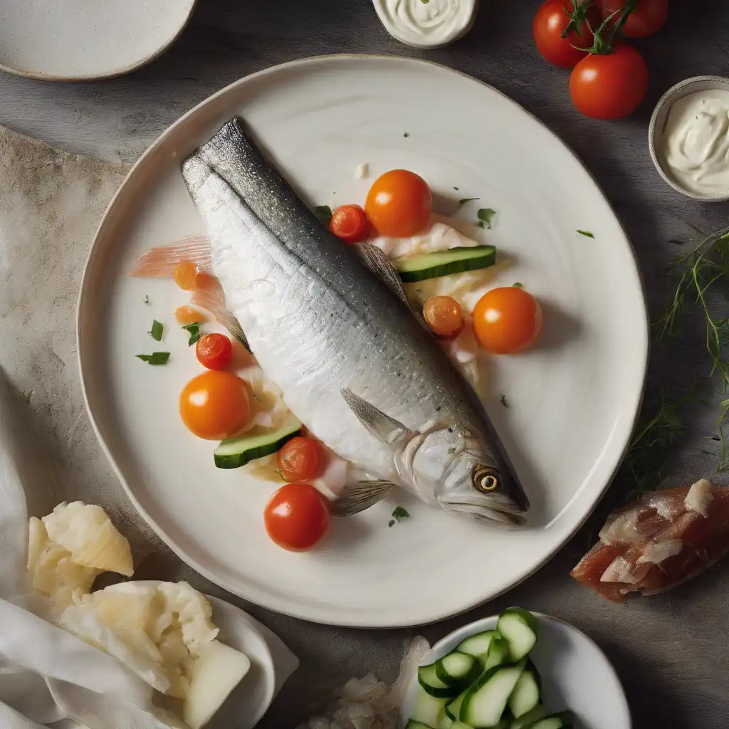 Smoked Fish with Strong Horseradish Cream