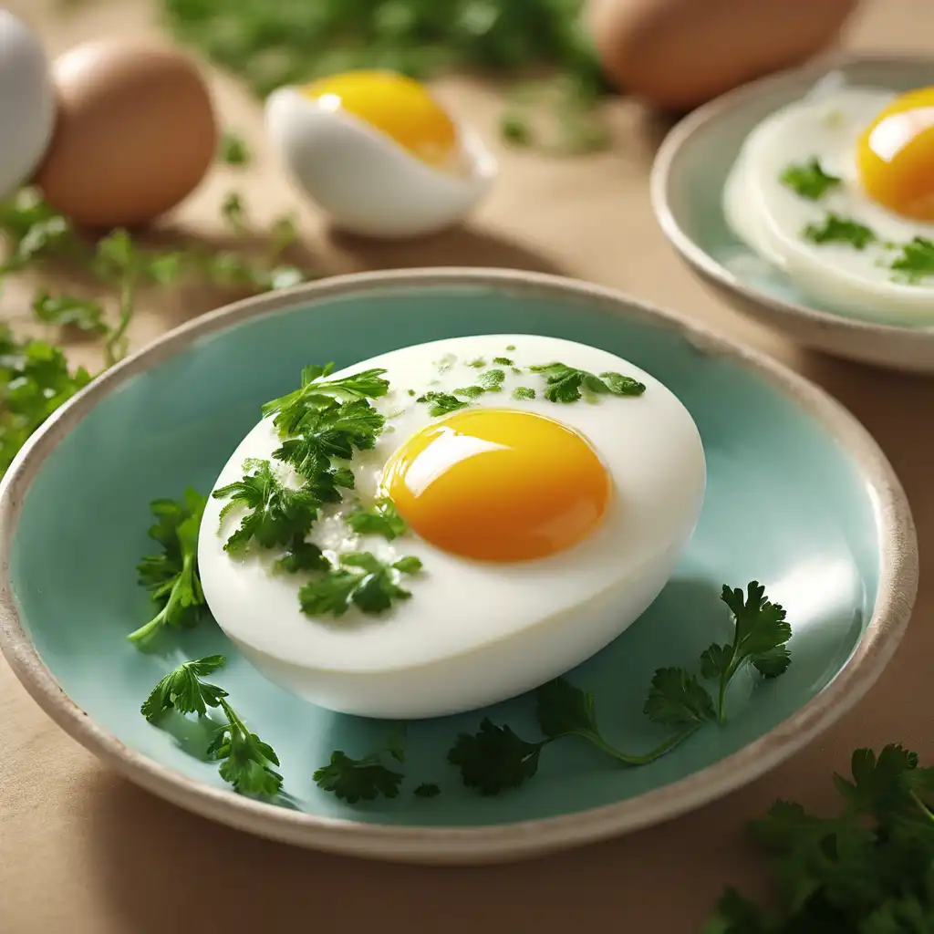 Filled Eggs with Parsley