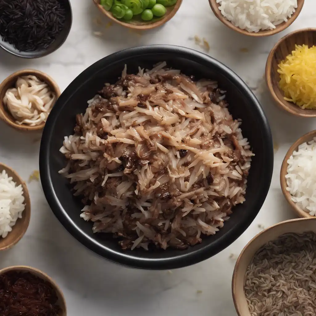 Shredded Pork with Dark Rice