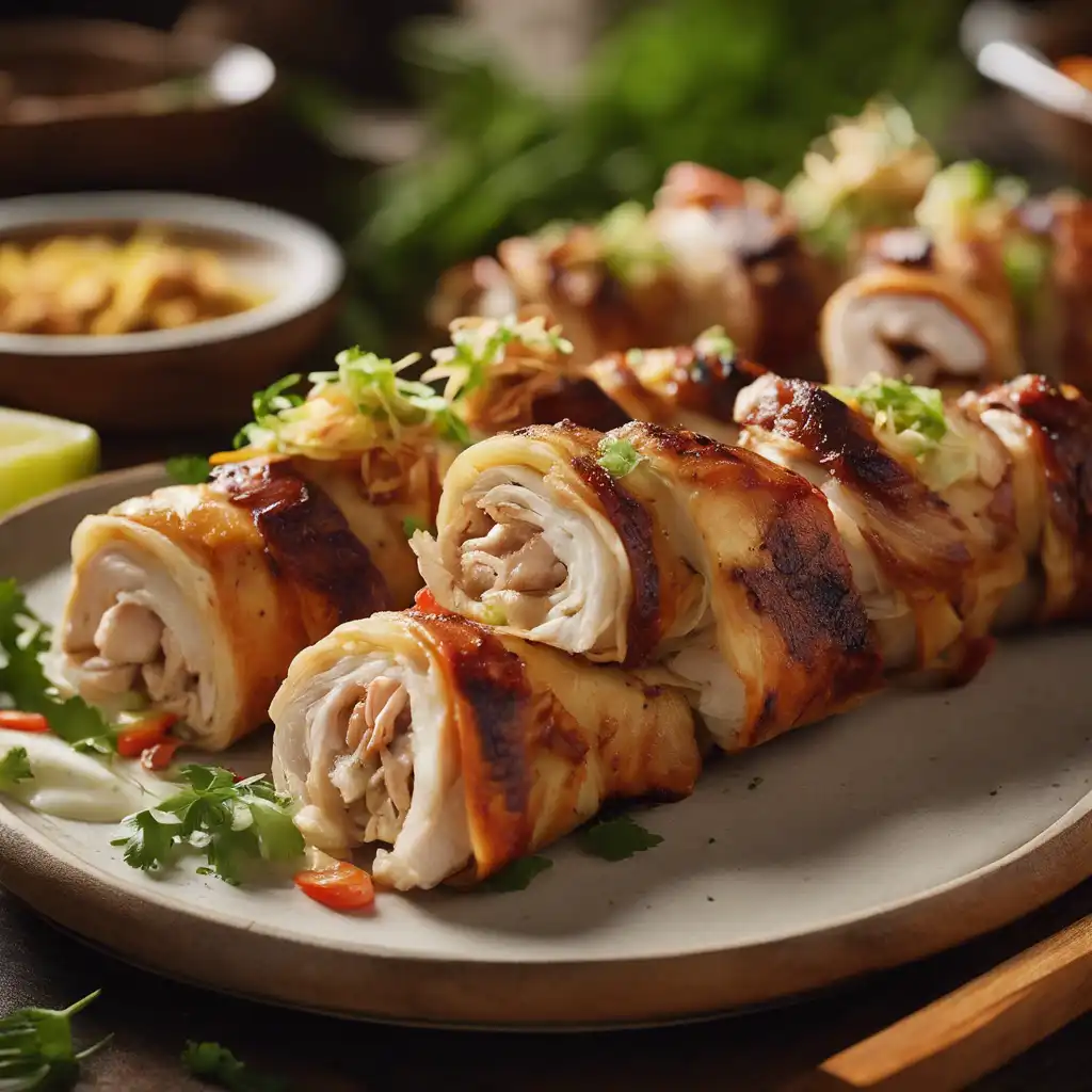 Peruvian Chicken Rollups