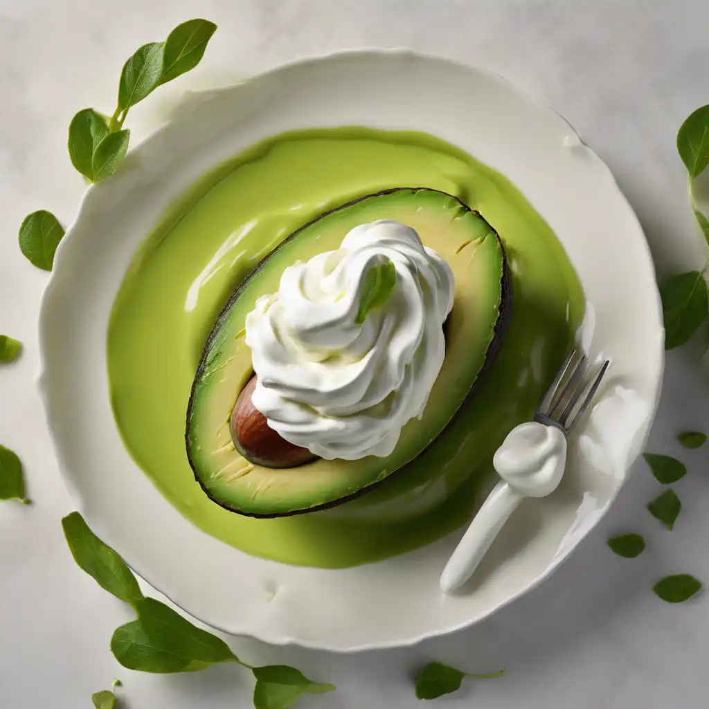 Avocado with Whipped Cream