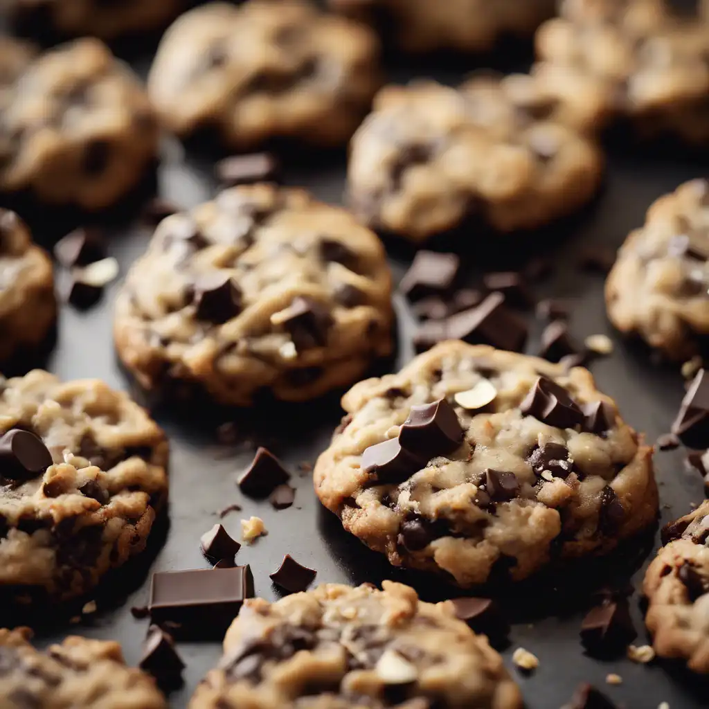 Chocolate Chip Cookies with Chocolate Coverage