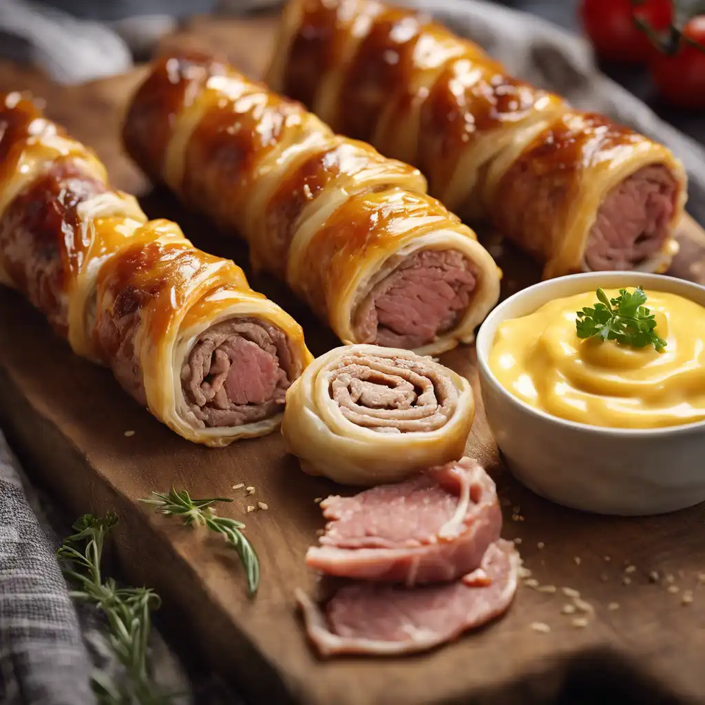 Meat Rolls with Cheese