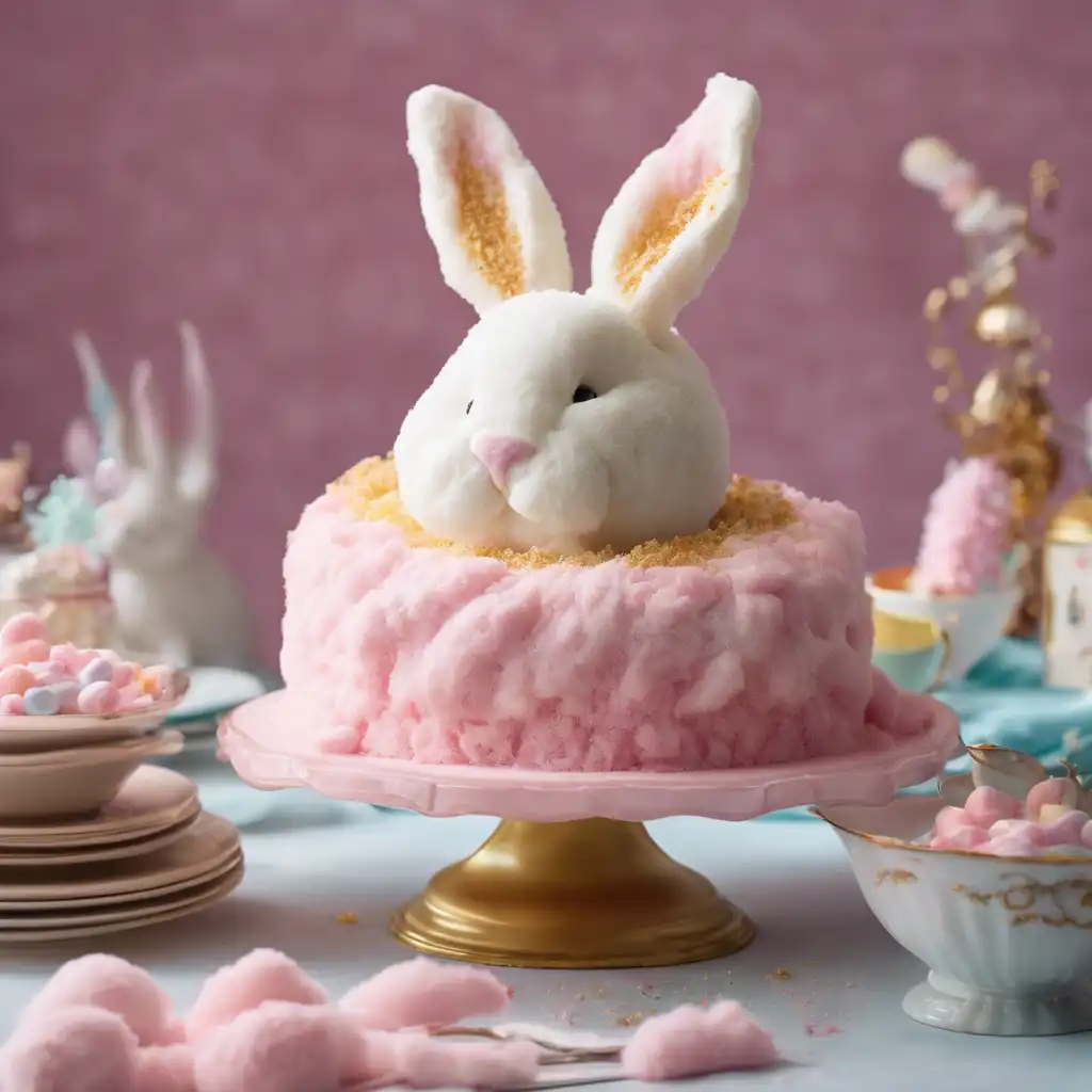 Cotton Candy Rabbit Cake