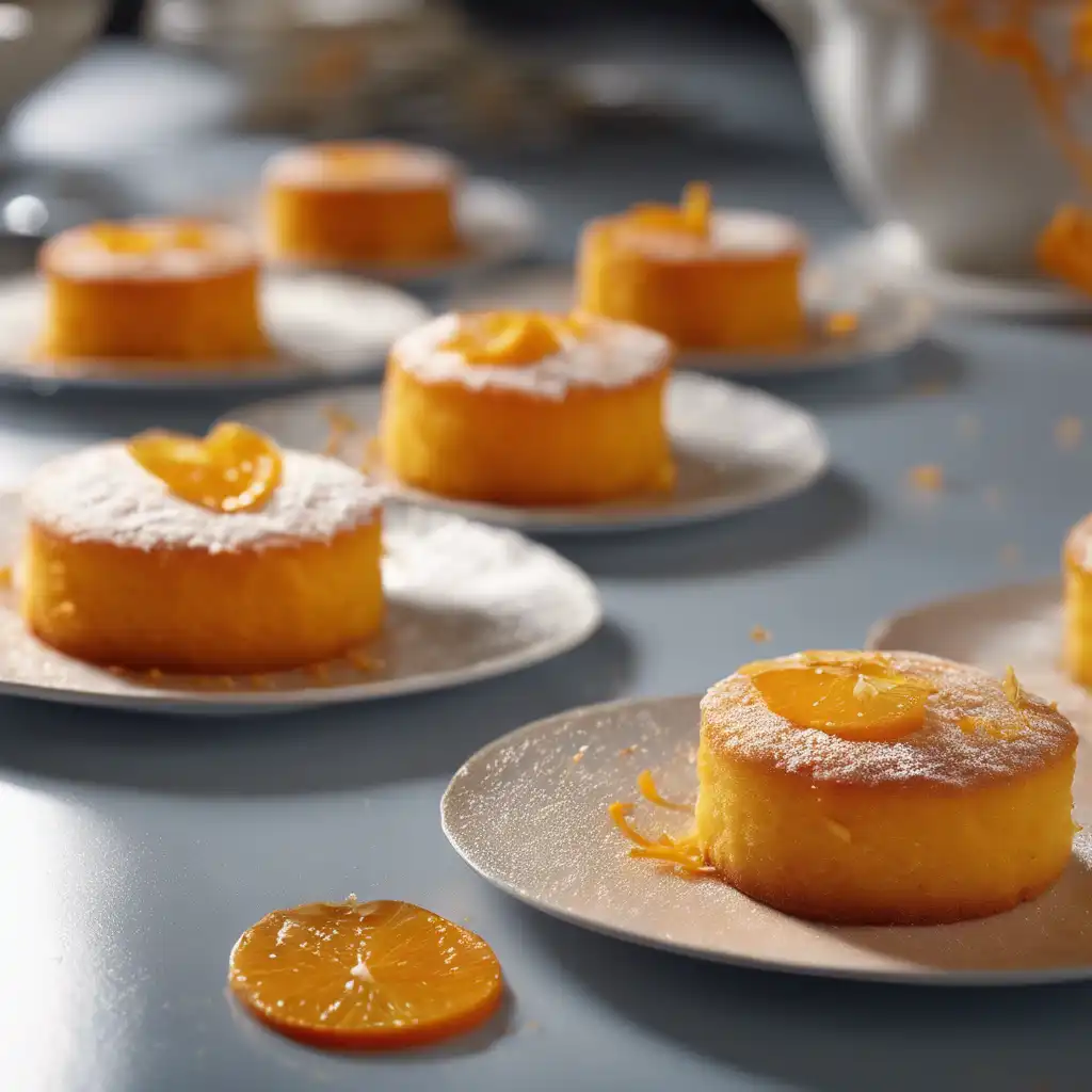 Quick Little Orange Cakes