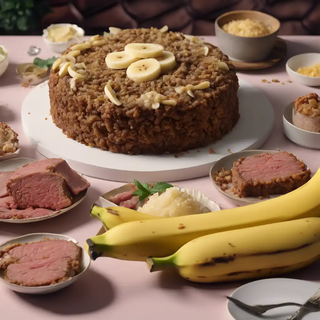 Meat and Banana Cake