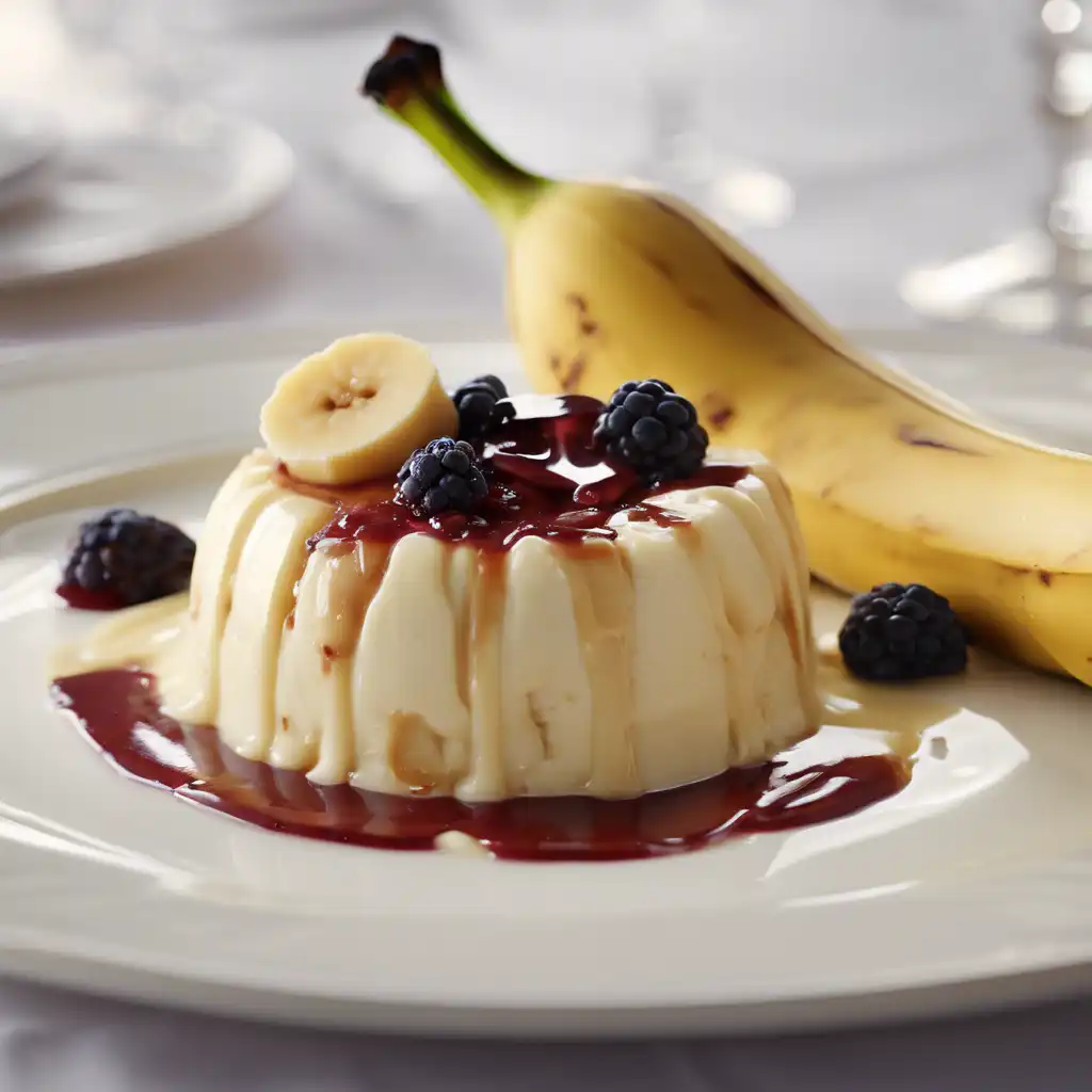 Banana Cream and Wine Pudding