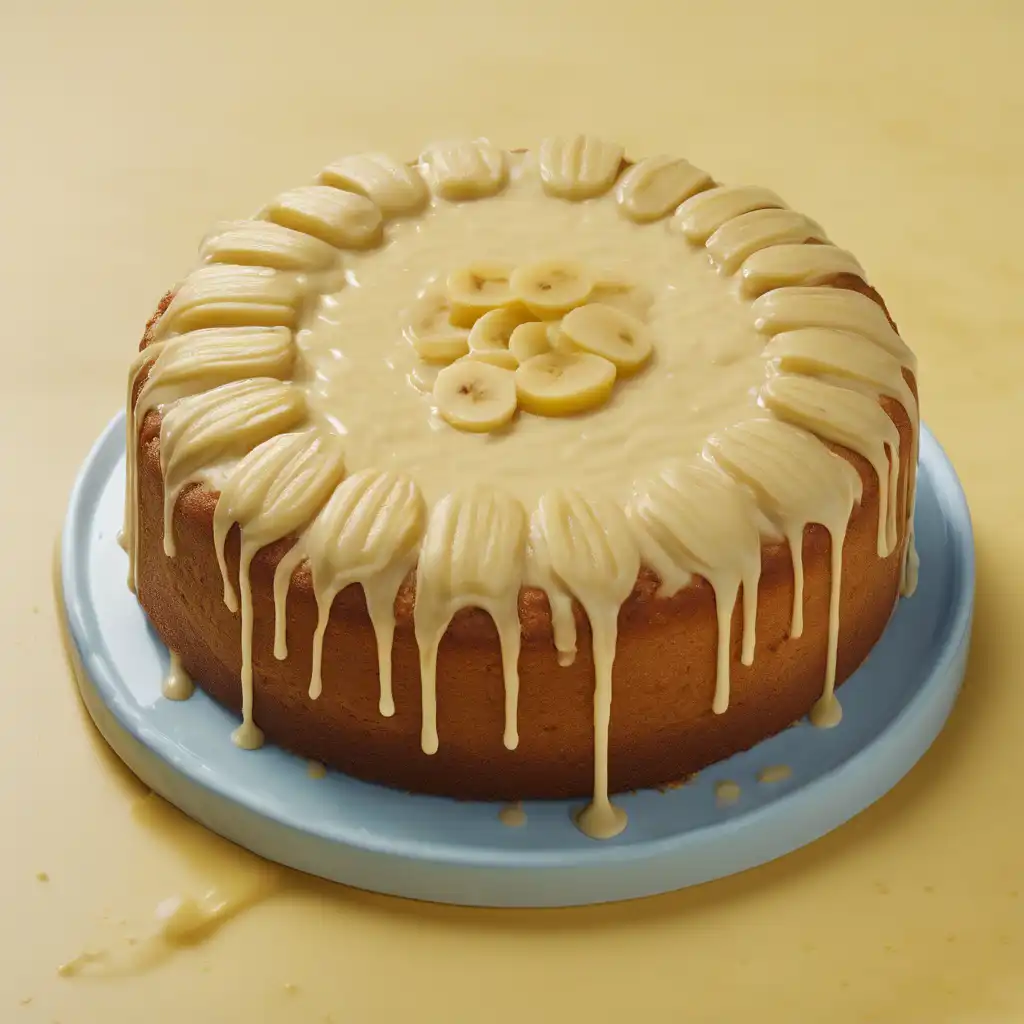 Banana Cake with Condensed Milk