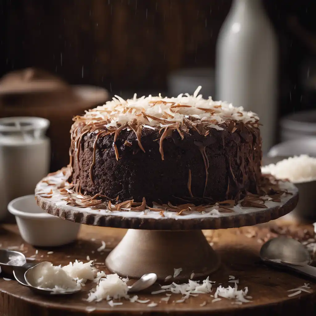 Foto de Chocolate and Coconut Cake