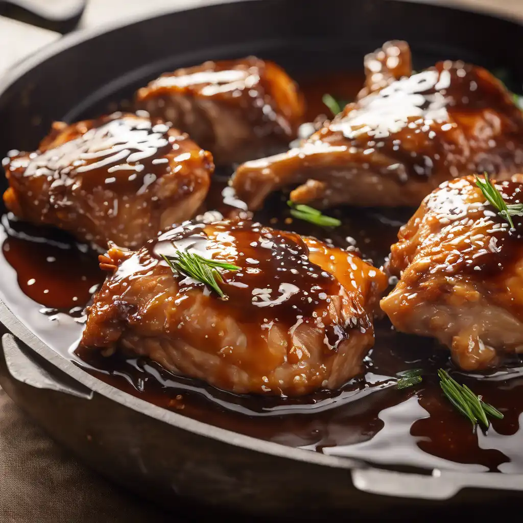 Chicken Thighs with Soy Sauce Glaze