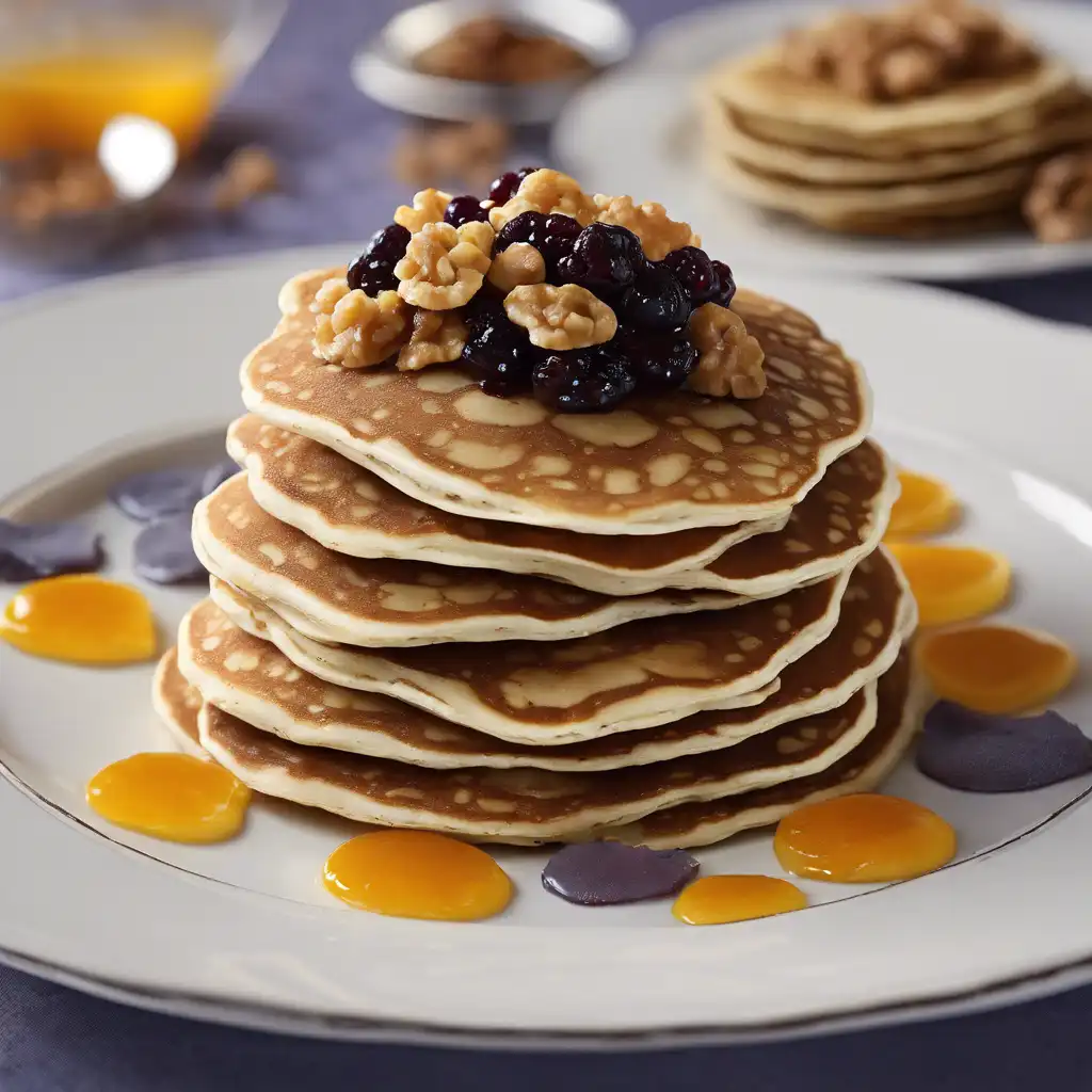 Gundel Pancakes with Walnut Filling