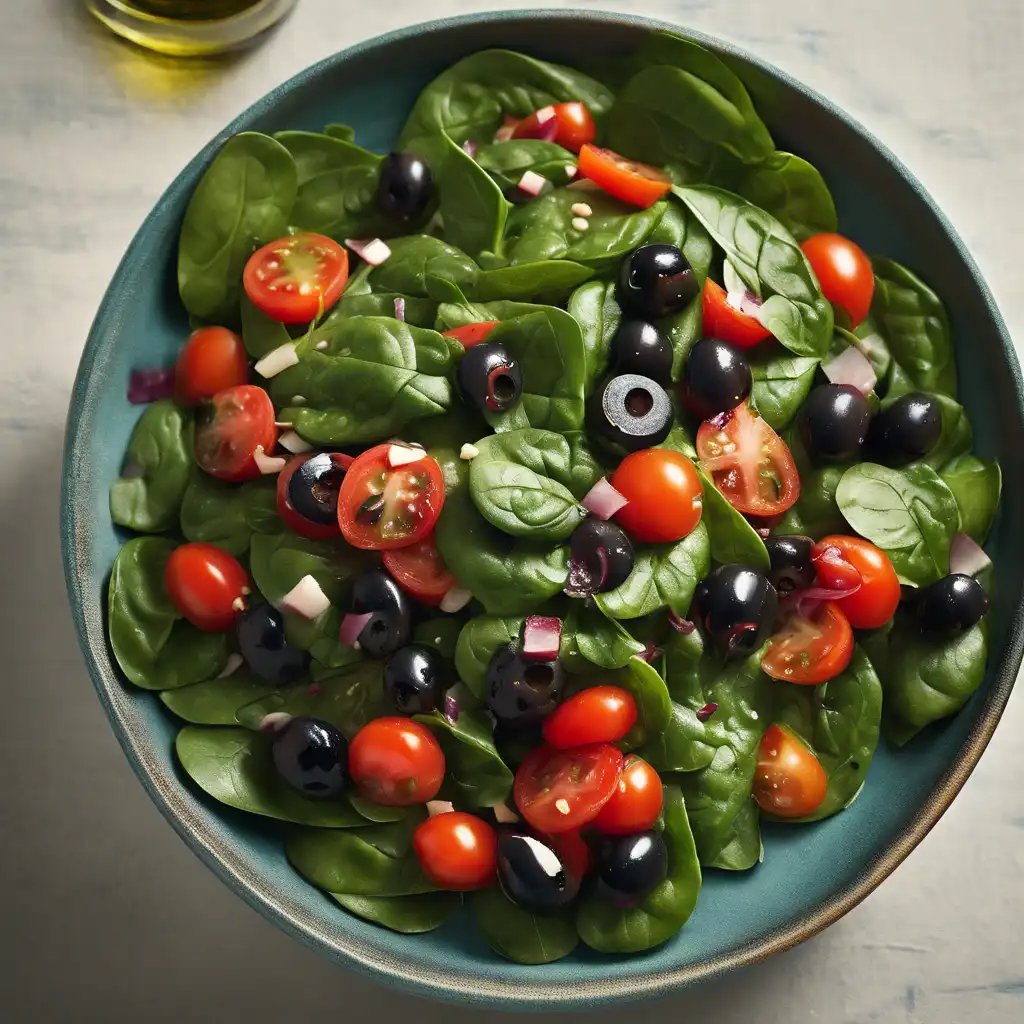 Foto de Salada de alface e tomate