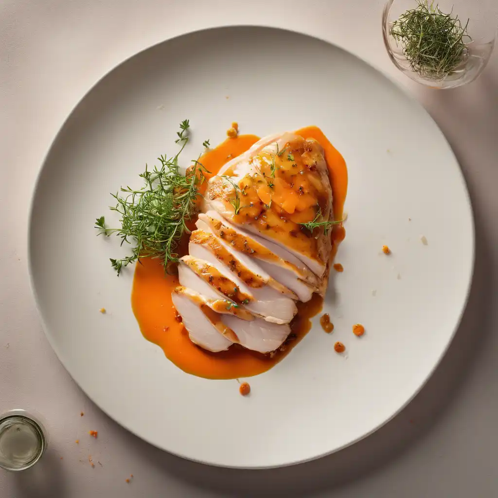 Chicken Breast with Carrot and Salt