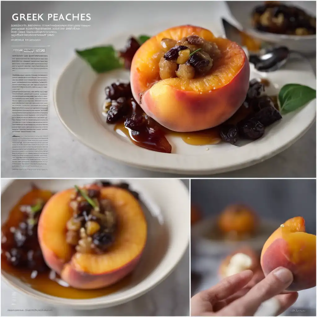 Greek Stuffed Peaches