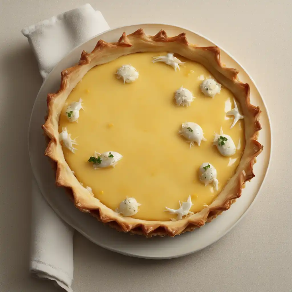 Crab and Cheese Tart