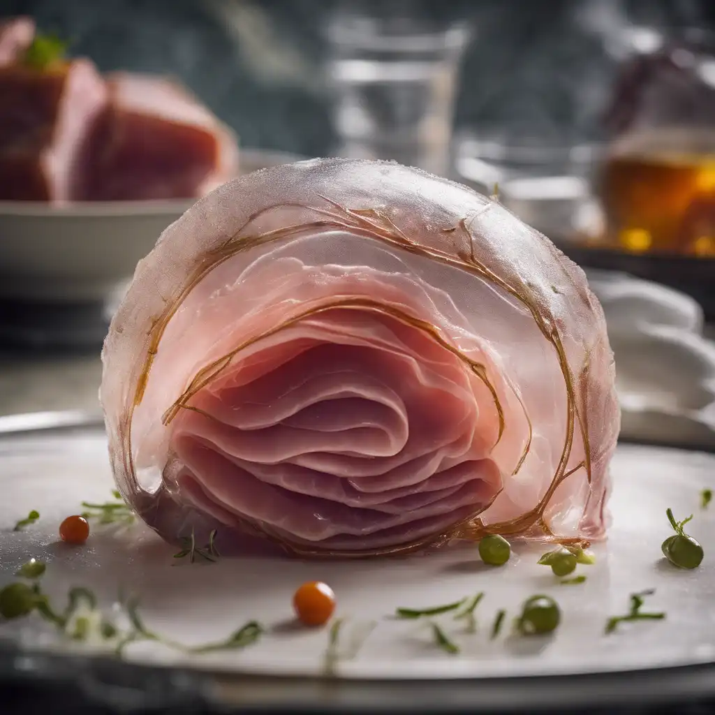 Cured Ham Covered with Gelatin