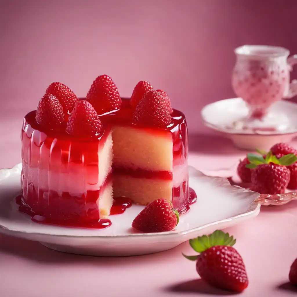 Strawberry or Raspberry Jelly Cake