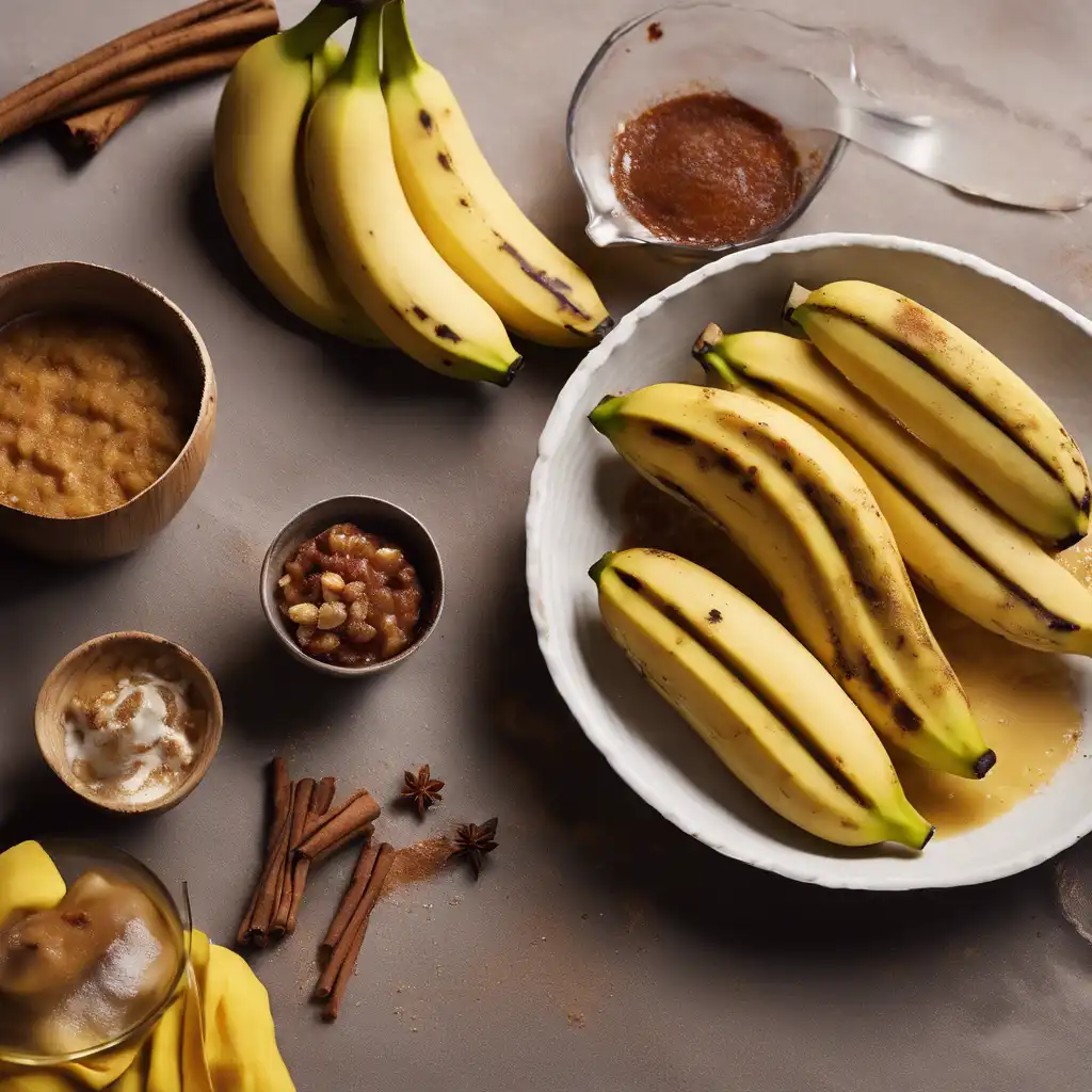 Rum-Flamed Bananas