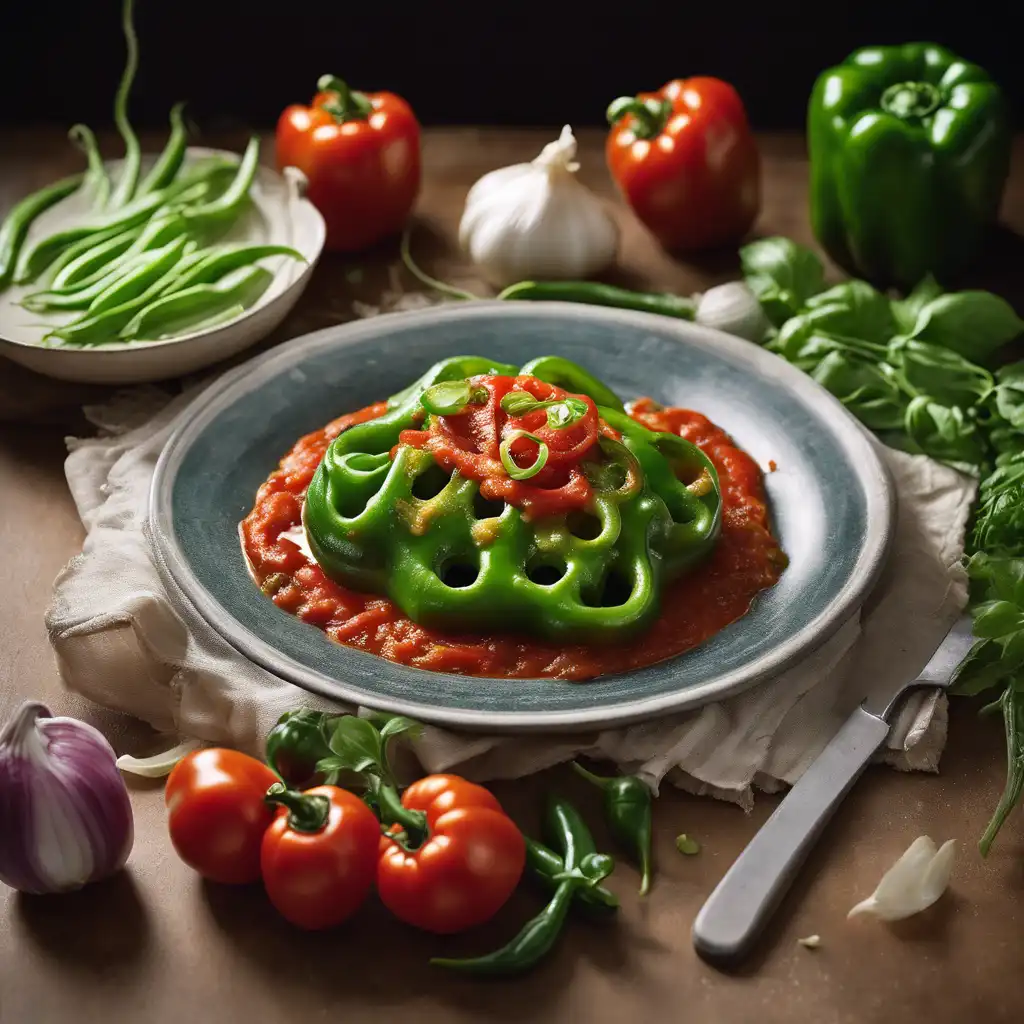 Green Pepper with Tomato