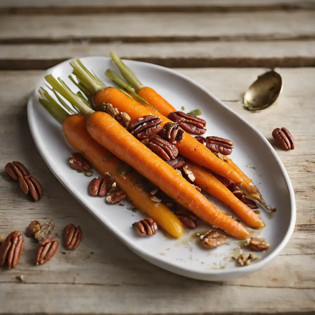 Roasted Carrots with Pecans