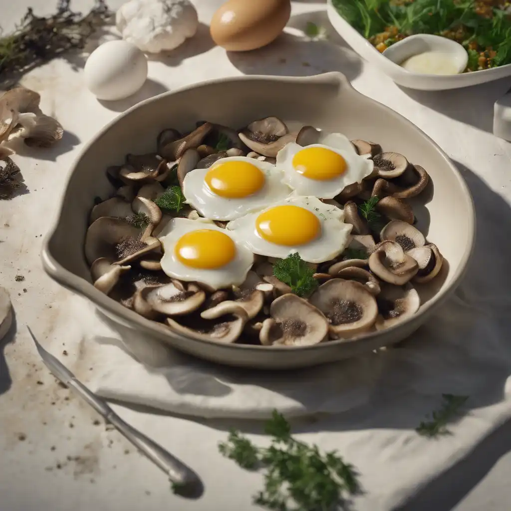 Mushrooms with Eggs