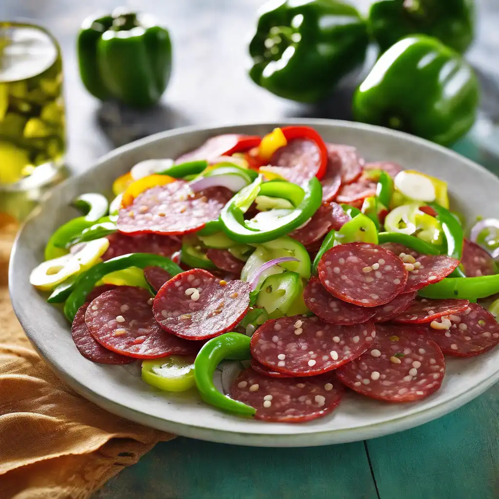 Salami and Pepper Salad