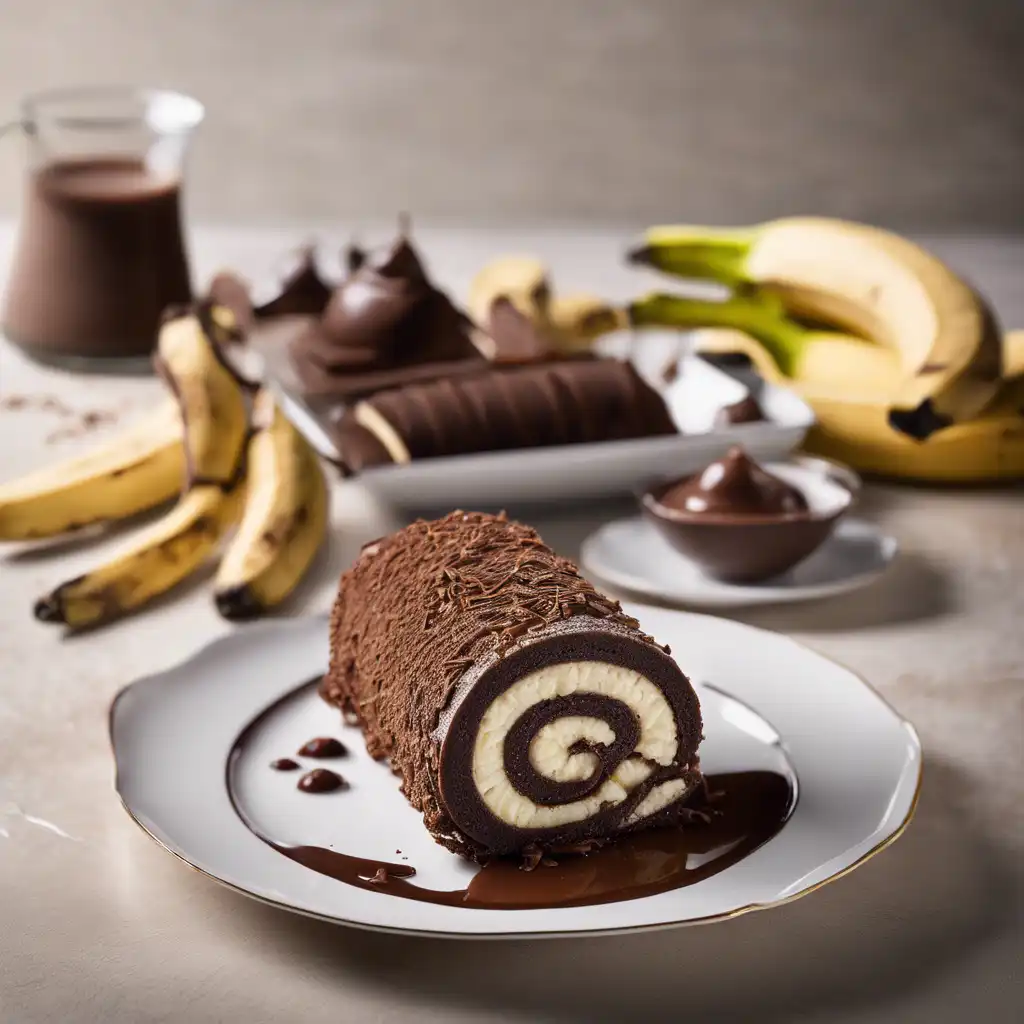 Chocolate Banana Roll