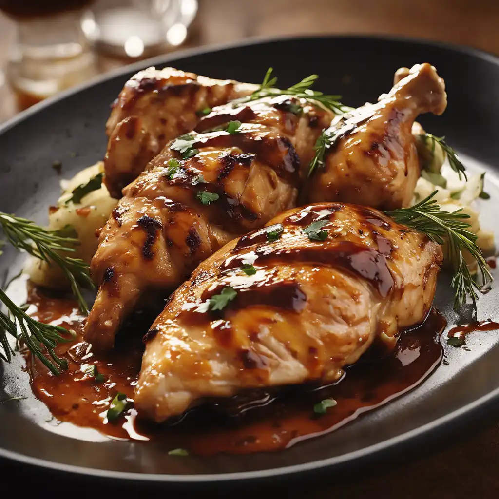 Grilled Chicken with Seasoned Sauce