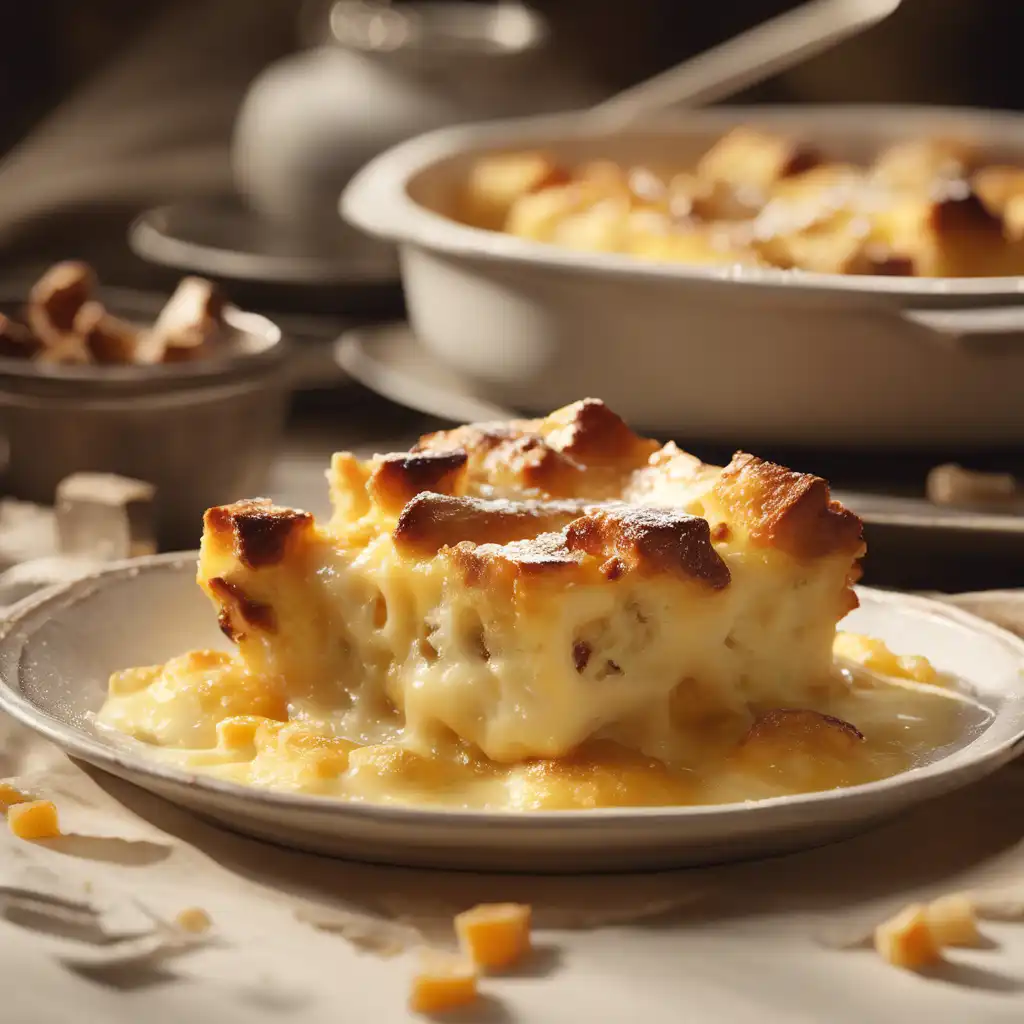 Cheese Bread Pudding