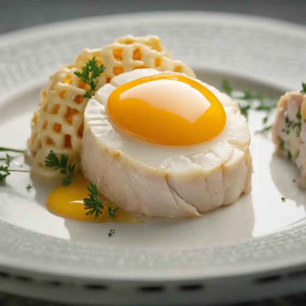 Chicken and Egg Roulade with Stuffed Egg