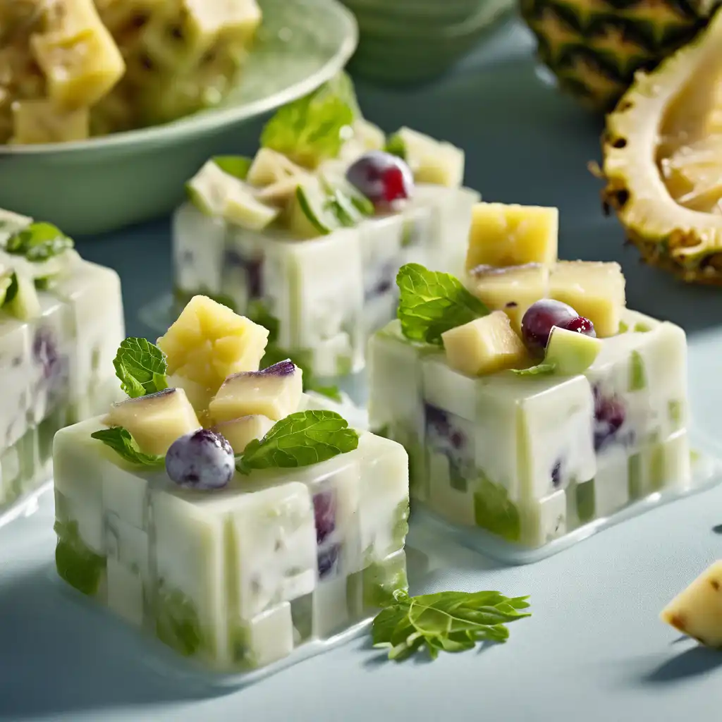 Waldorf Salad in Molds