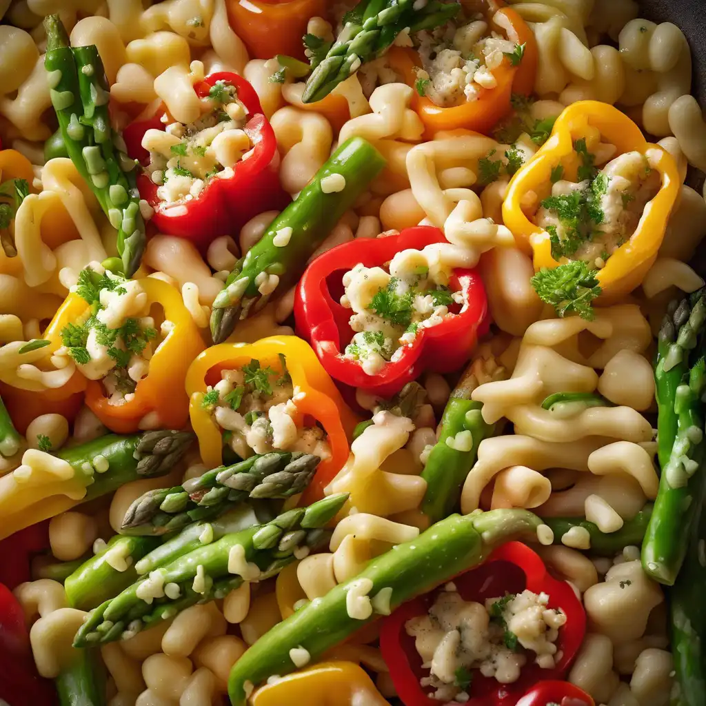 Stuffed Bell Peppers with Macaroni Salad