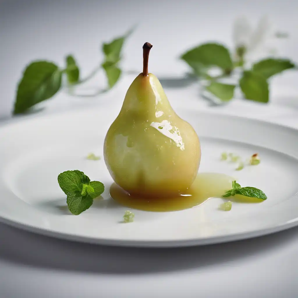 Pear with Mint