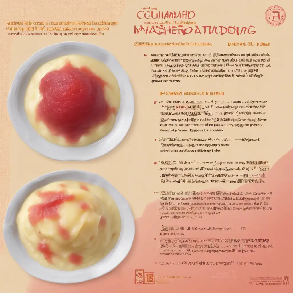 Mashed Potato Pudding with Guava