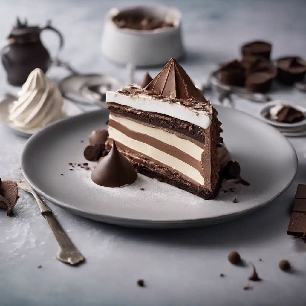 Frozen Meringue and Chocolate Torte