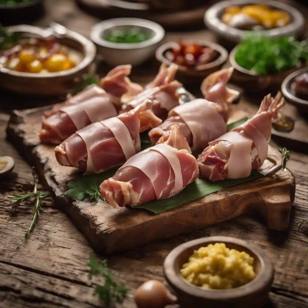 Stuffed Chuchus with Prosciutto and Chicken