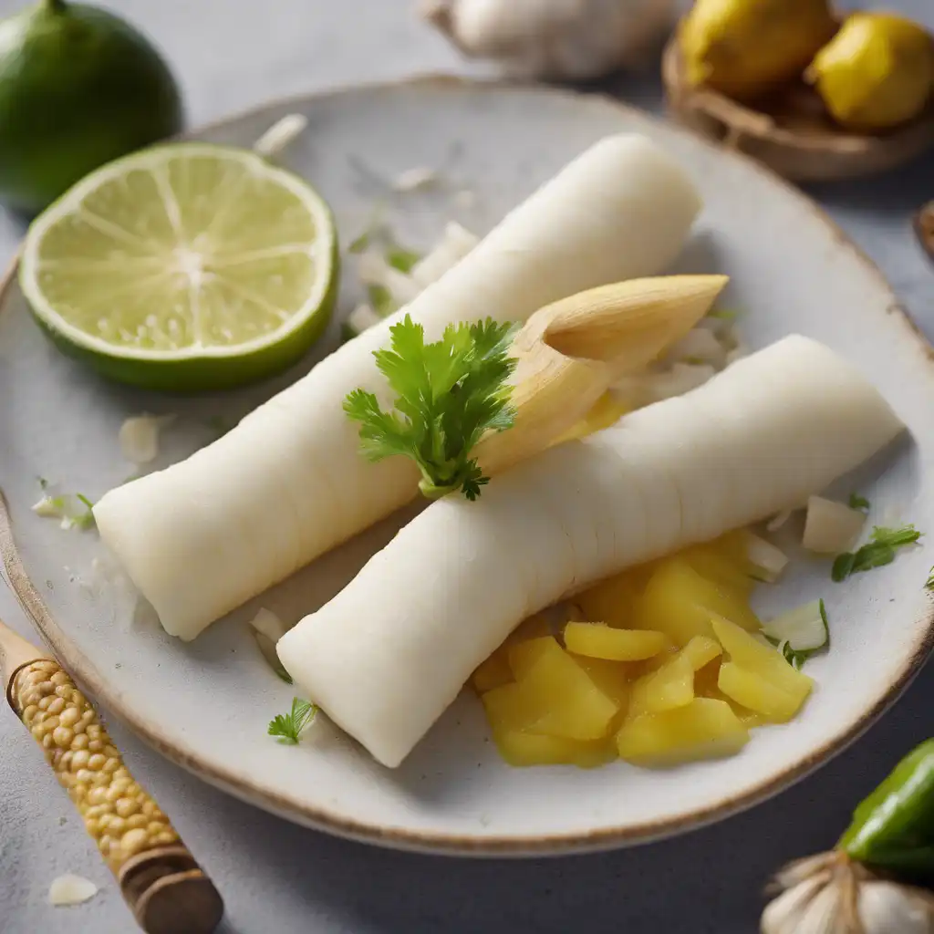 Manioc with Lime and Garlic