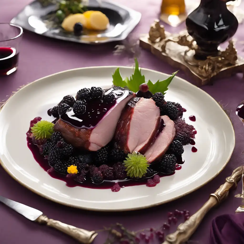 Duck with Blackberry Sauce