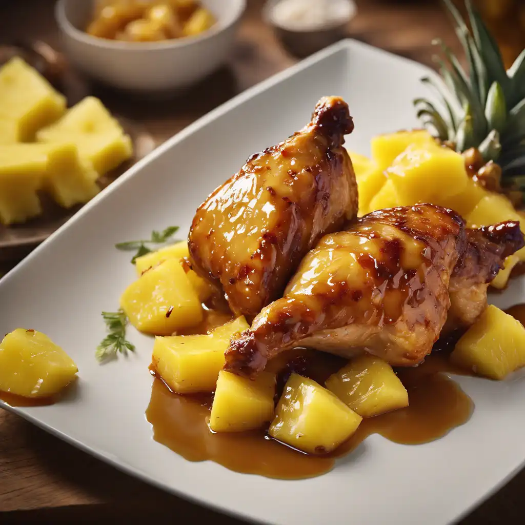 Gingered Chicken with Pineapple