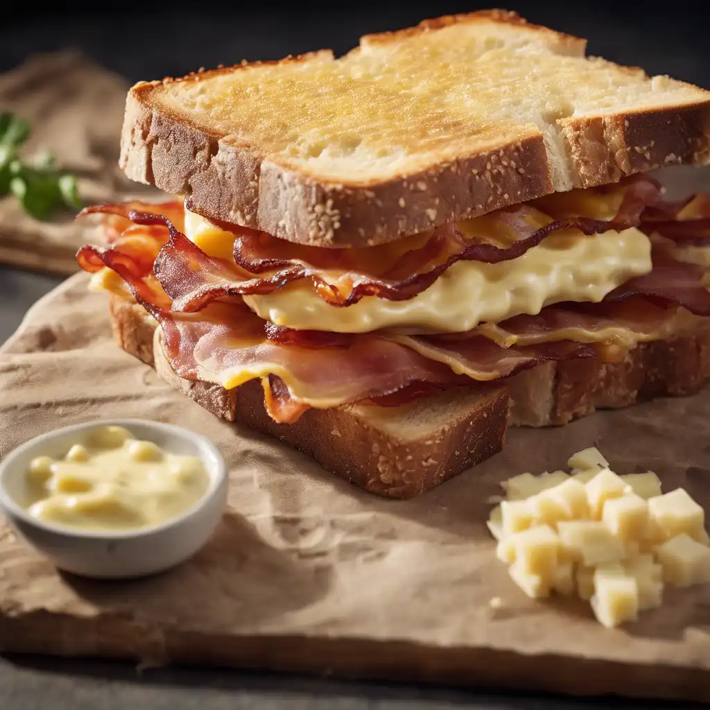 Bacon and Cheese Sandwich