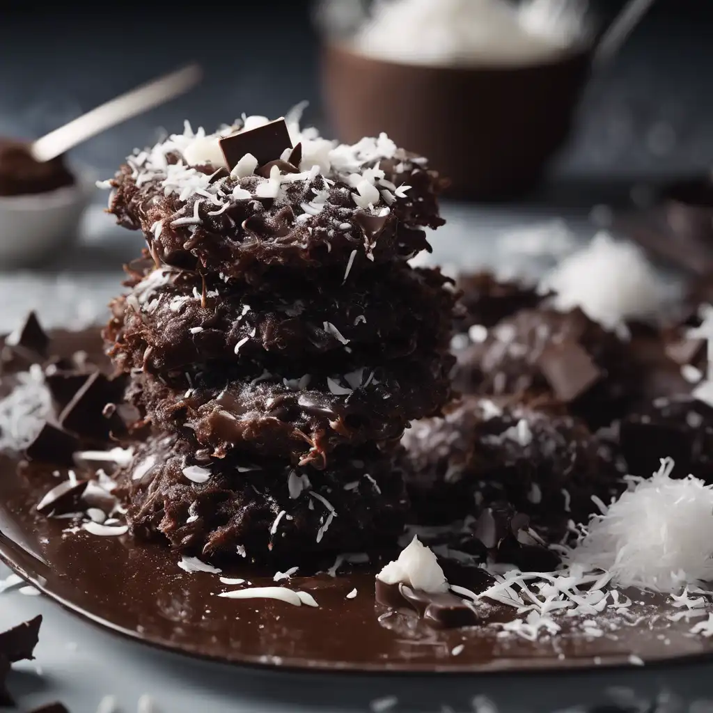 Chocolate and Coconut Fritters