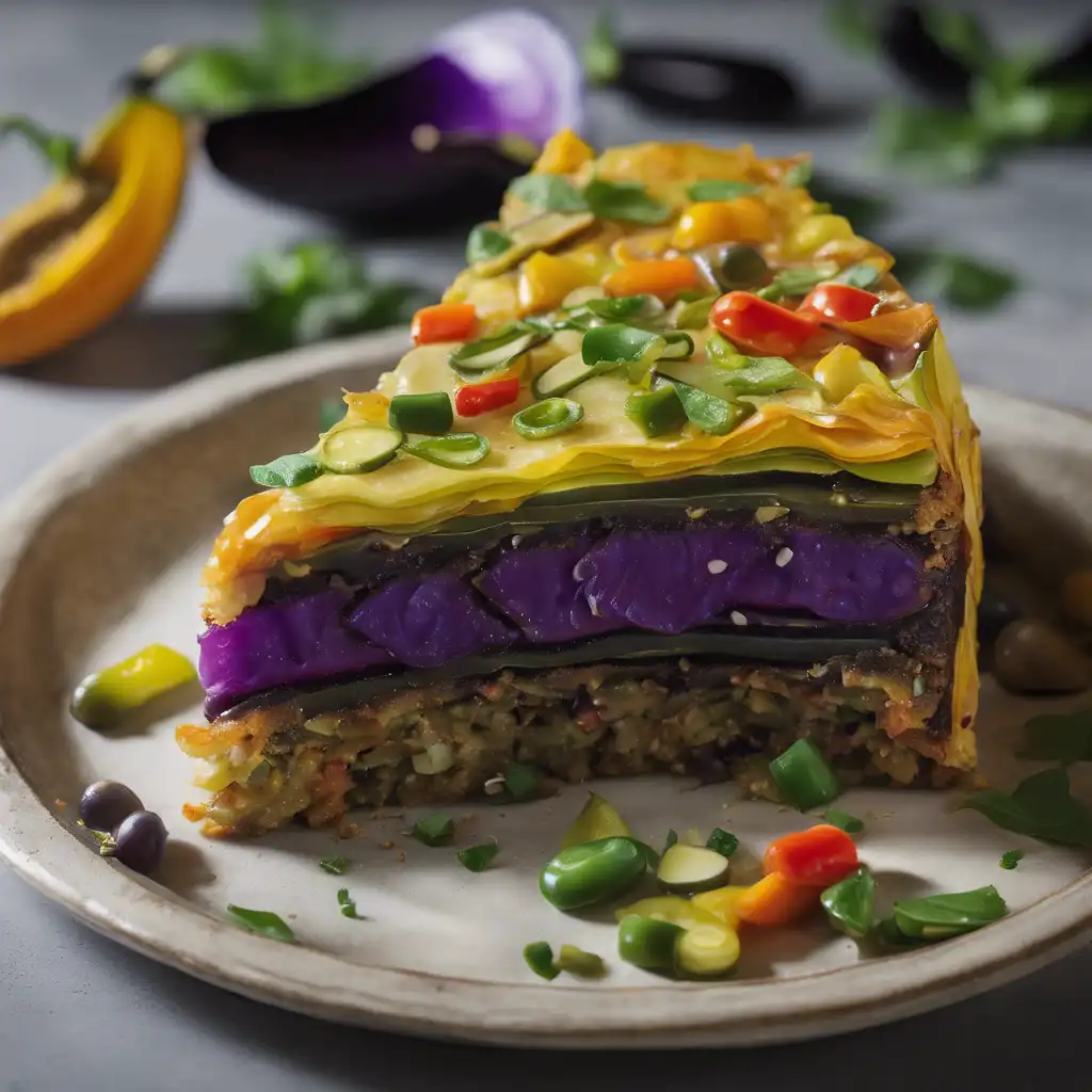 Eggplant and Vegetable Cake