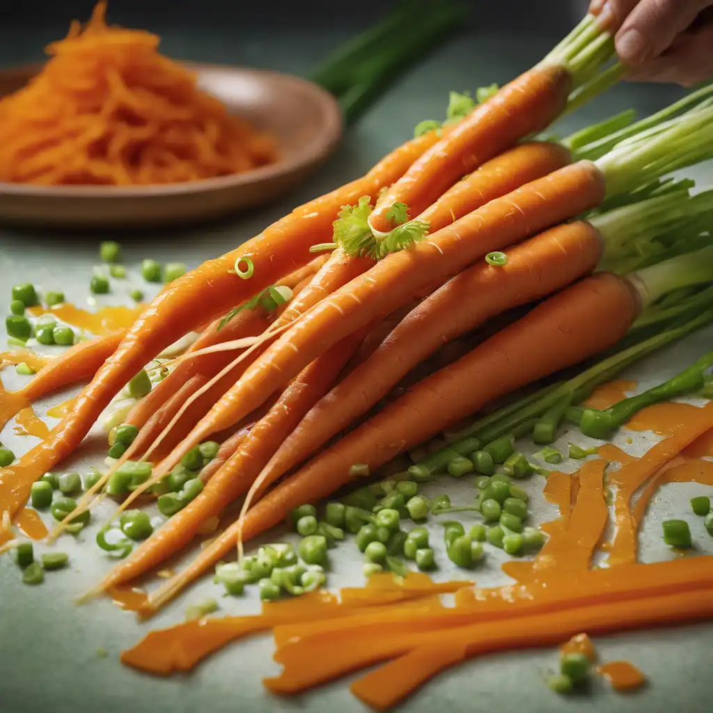 Carrot with Green Scallions