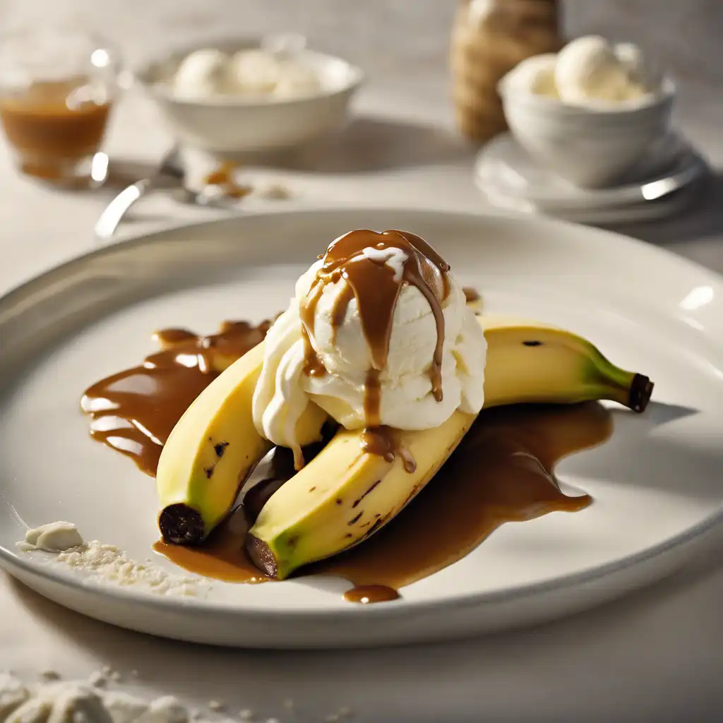 Banana with Ice Cream